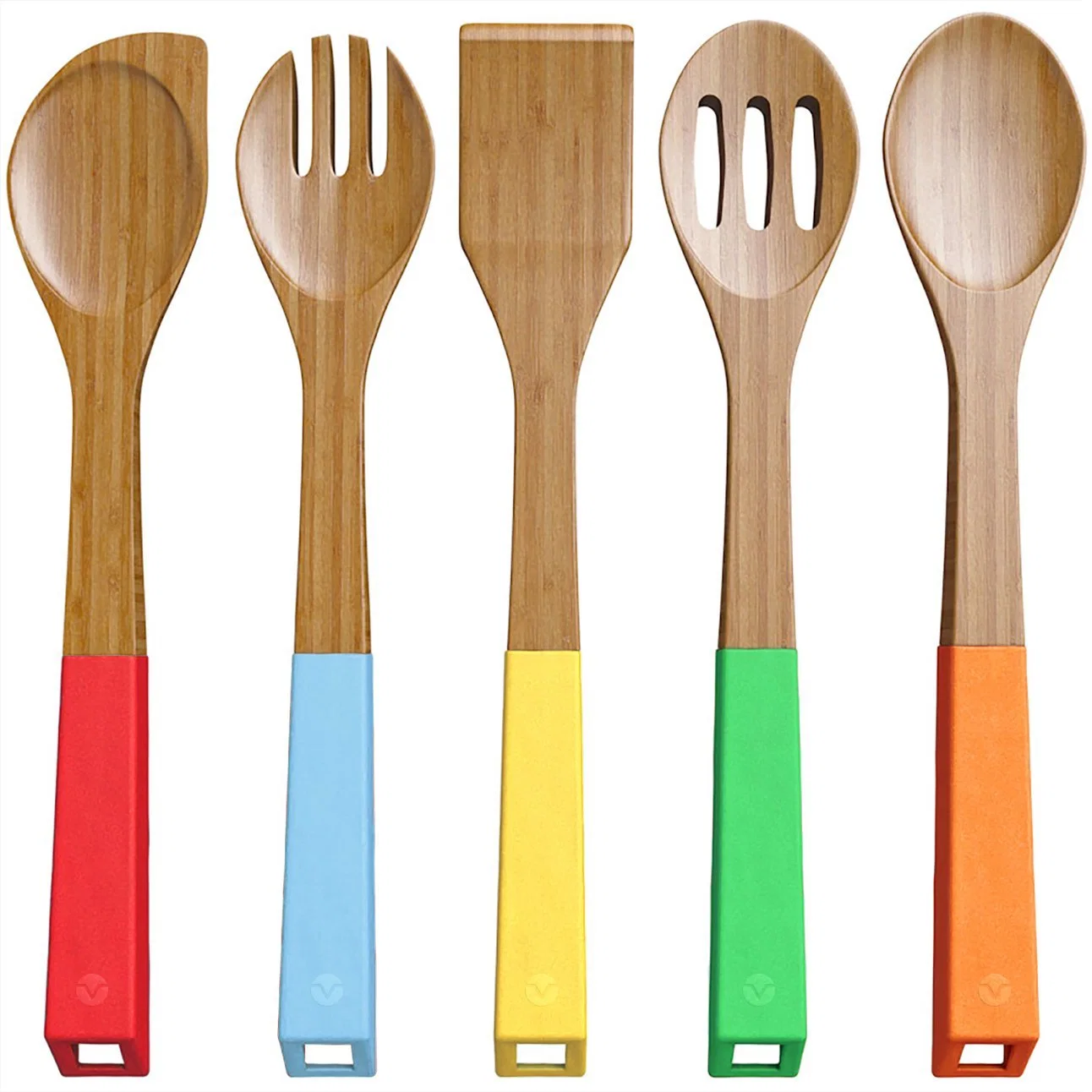 2022 servidores de saladas Ferramentas Utensílios de Cozinha de Madeira Cozinha Cozinha Bamboo Kitchen Conjunto de utensílios