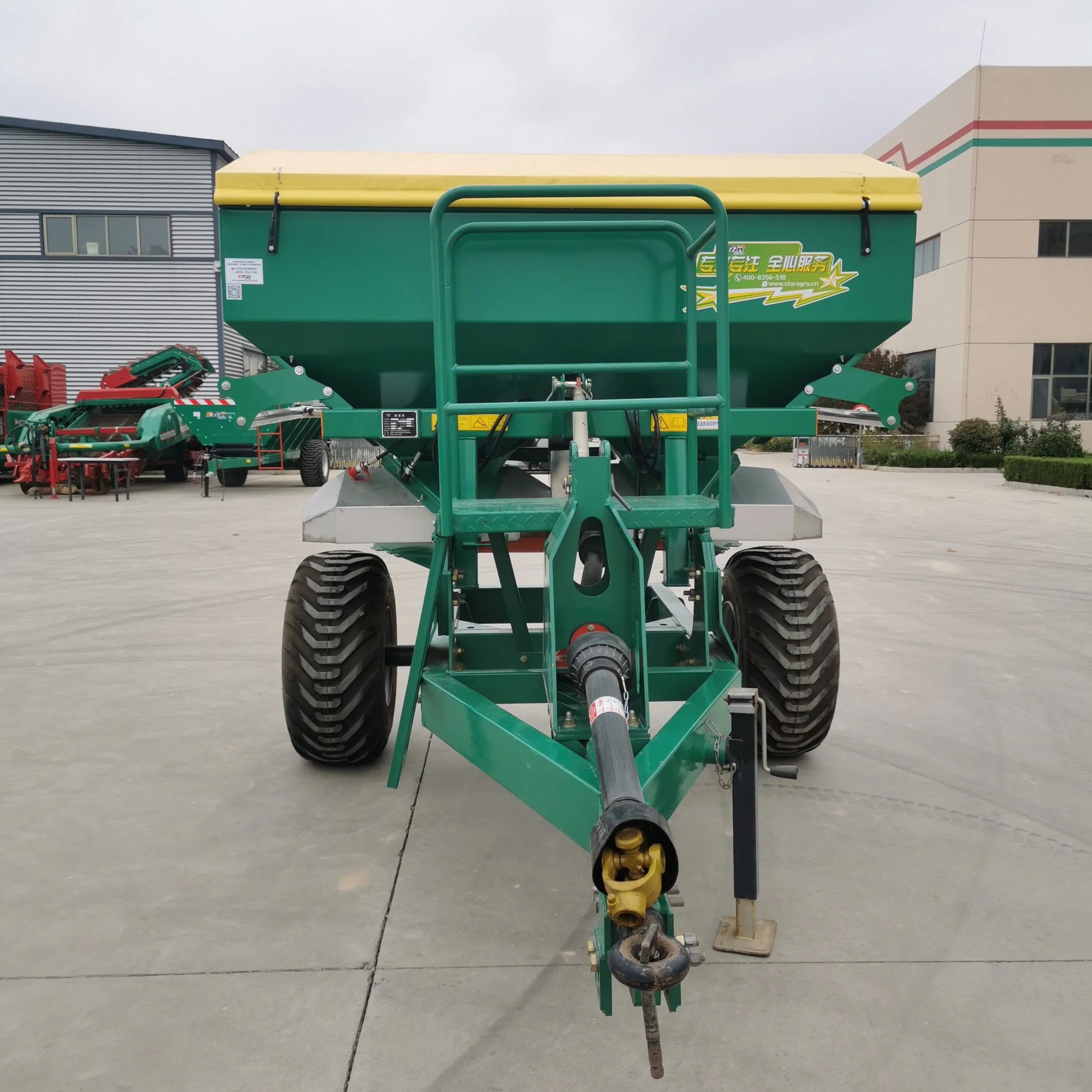 China Leading Brand Sidaier Agricultural Machinery High Working Efficiency Good Performance Larger Fertilizer Box Volume Fertilizer Spreader