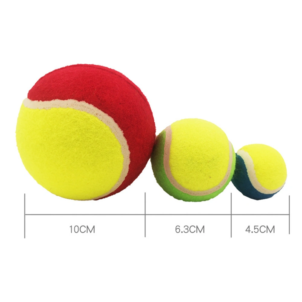 Rubber Tennis Balls for Medium Dogs Training Outdoor Indoor Playing