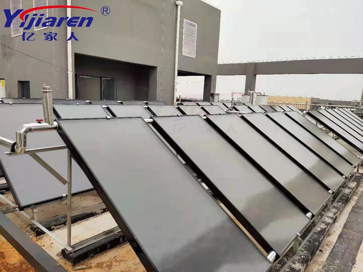 One-Top Service High Efficiency Flat Plate Solar Collector Hot Water Heater