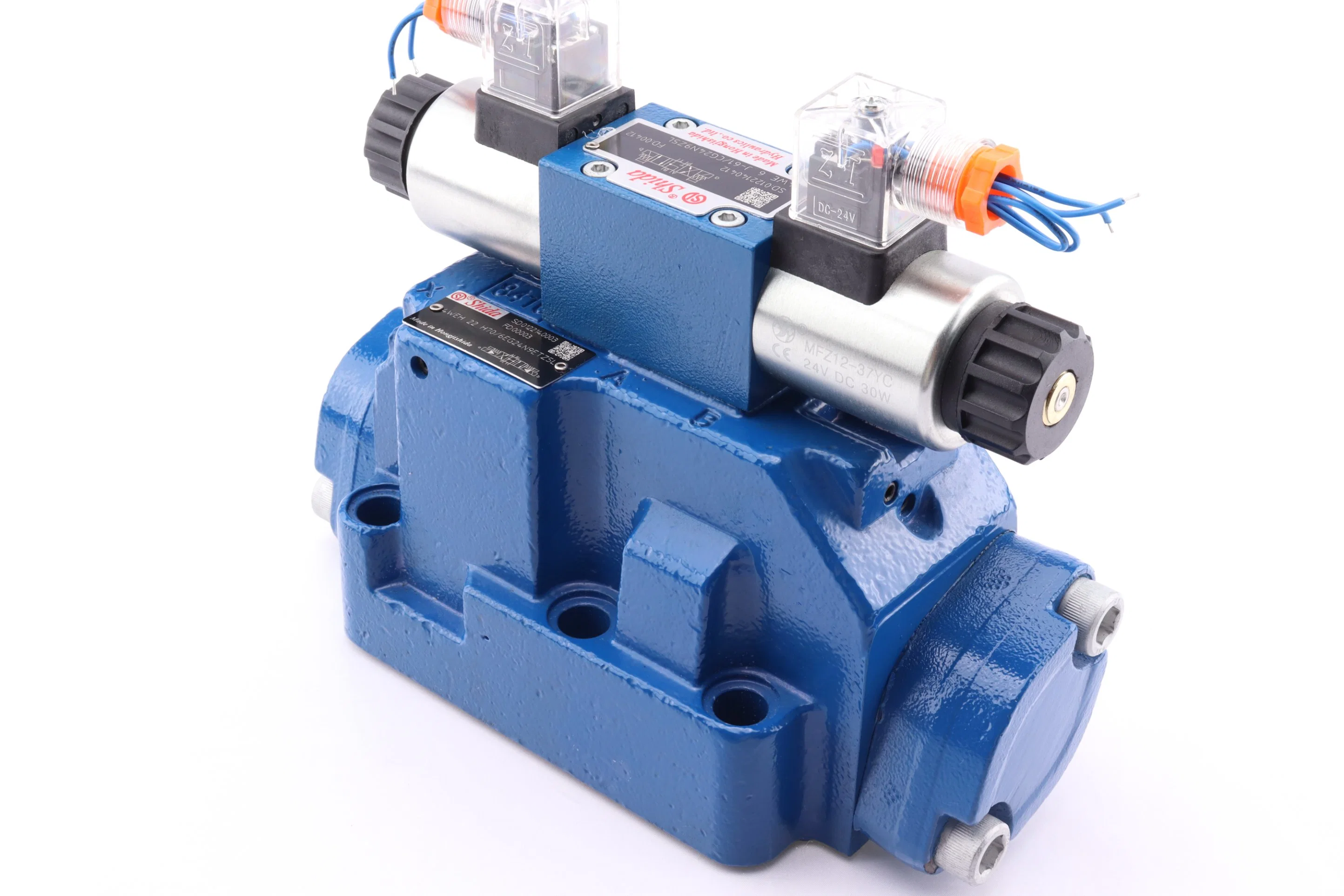 Hot Sales Hydraulic Valve Directional Control Valve Electro-Hydraulic Reversing Valve 4weh 22 H70 From Hongji Shida