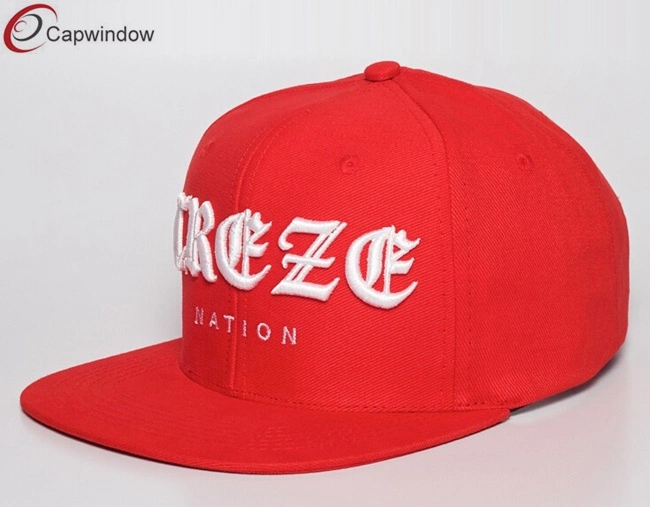 Wolle Snapback Kappe mit 3D Logo auf Kappe (65050099)