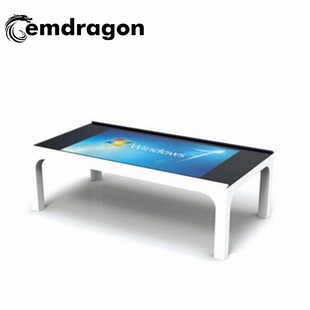 Android LCD Advertising Screen 43 Inch Multi Points Touch Table 4G WiFi Hotspot Modem Advertising Display Player Digital Signage