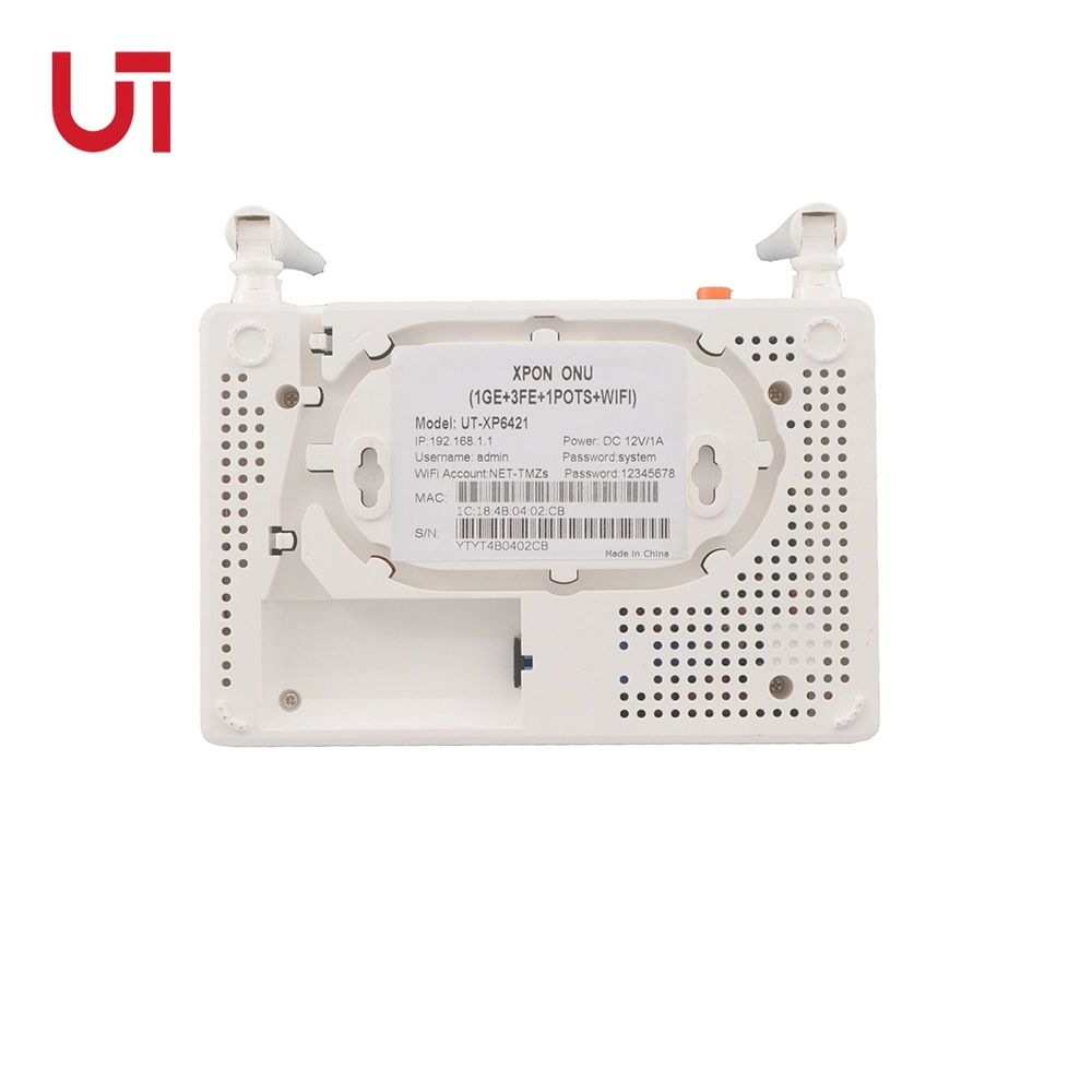 Ut-King FTTH Xpon Gpon ONU Ont 1ge+3fe+1tel+WiFi FTTH Fiber Optic Equipment Compatible with Huawei Zte Fiberhome