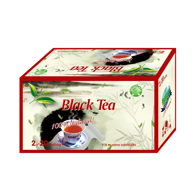 OEM Brand Chinese Black Tea Te Negro 2gx20 Teabags Packing