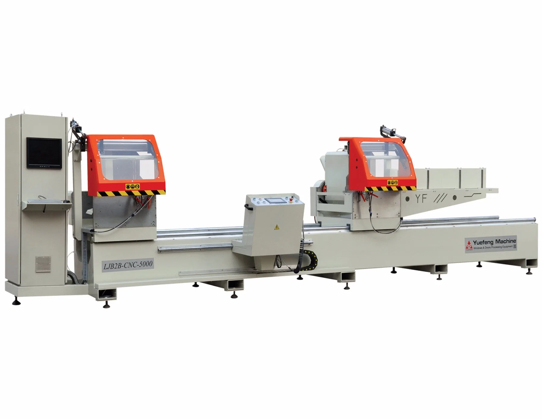 Guaranteed Quality Cutting Aluminum Profiles Between 22.5-90 Window Making Machine Aluminum machine Arbitray Angle Single Mitre Saw with Convenience and Safety