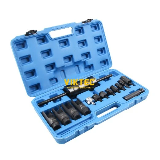 Auto Repair Engine Tool for 14PC Injector Extractor W/Slide Hammer