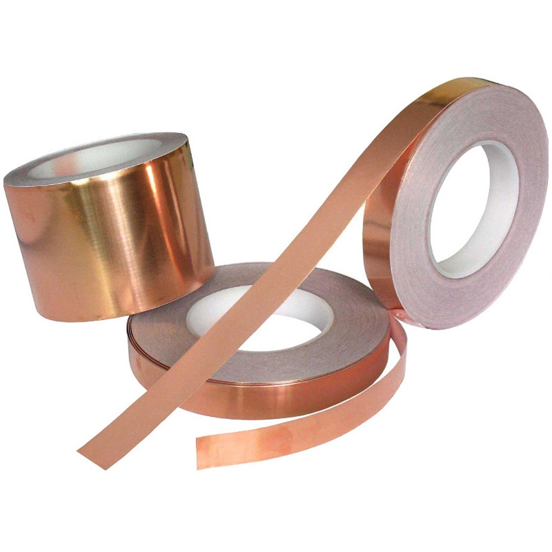 Electronic Flame Retardant 2inch*33FT Conductive Copper Slug Foil Tape for Cable Wire Winding