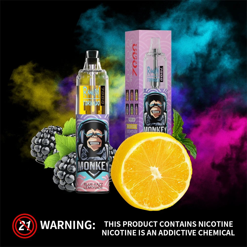 E Zigarette Randm 7000 Puffs 14ml eJuice Großhandel/Lieferant Einweg-Vape Pen Hookah