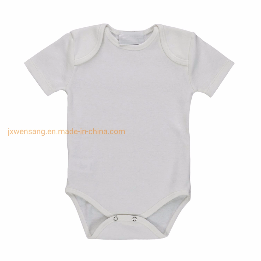 Australian Merino Wool Baby Romper Custom Summer Baby Jumpsuit Unisex Short Sleeve Bodysuit