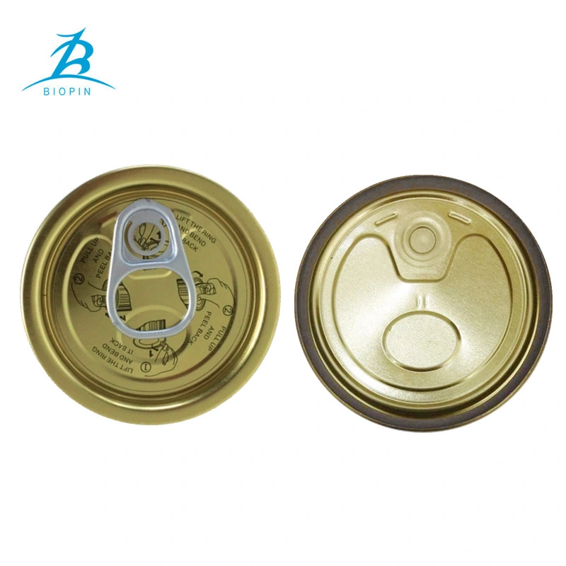 # 202 52mm Tinplate TFS Lid Full Open Can Cover for Food Ketchup Tuna Tin Can