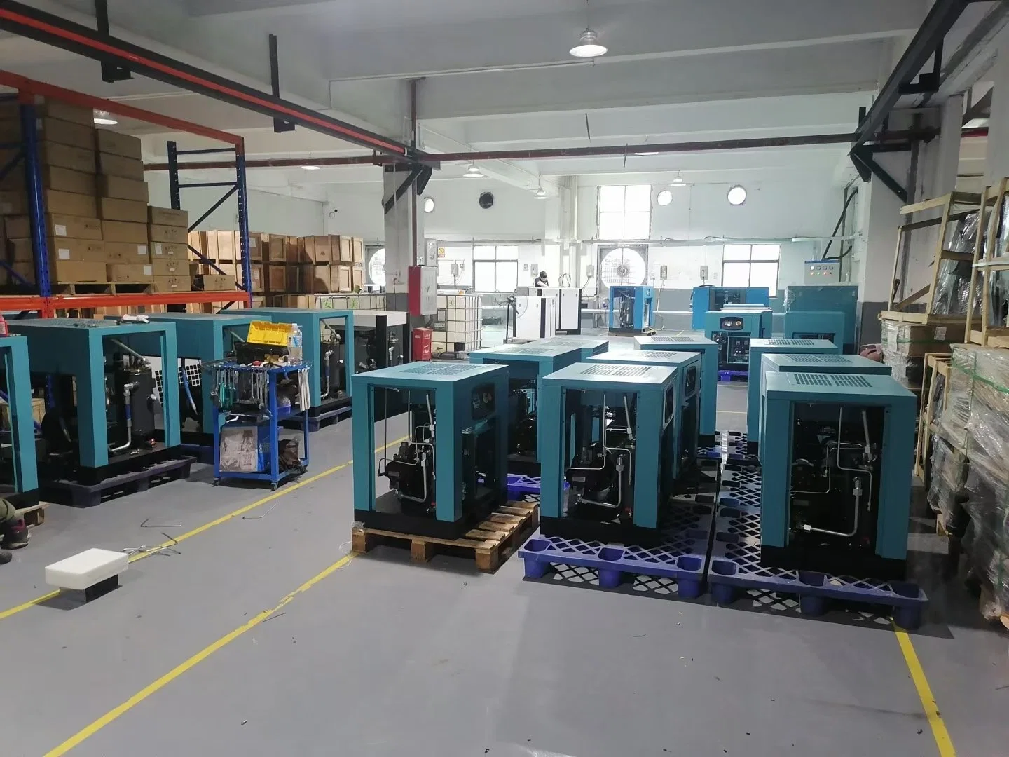 Germany Technology Industrial Single Rotary Screw Type Air Compressor Double/Twin Screw Air Compressor Wholesale/Supplier Price (20 years Original Factory)