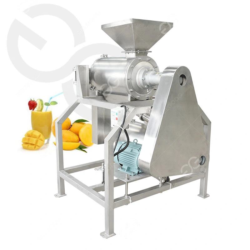 Stainless Steel Fruit Pulp Making Machine Pulper Small Scale Mango Processing Plant