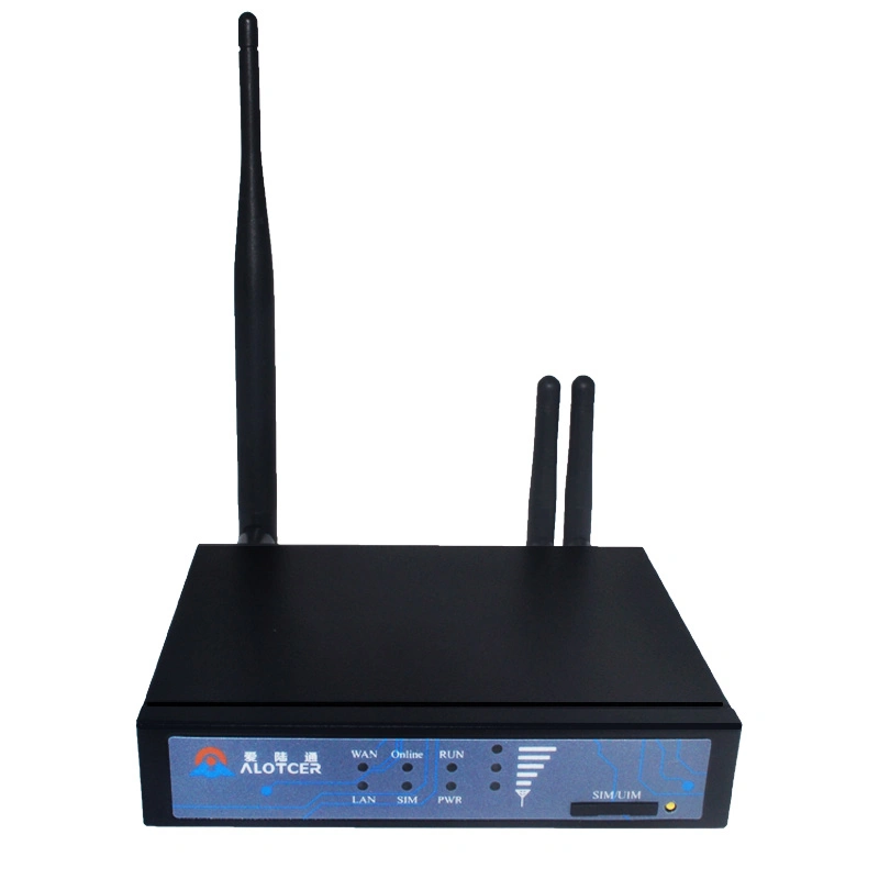 Iot Devices VPN Modem Router 4G SIM Industrial Cellular Router with Antenna