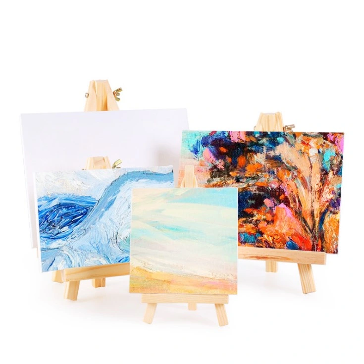 Kids Craft Art Supply Easels Painting Tool Set of Mini Canvas