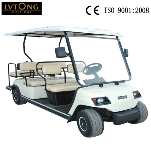 48V Battery Operated Legal Driving Golf Buggy Supply 6 Seats Electric Vehicle