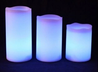 Battery Powered Dancing LED Wax Candles Moving Flameless LED Candles Light