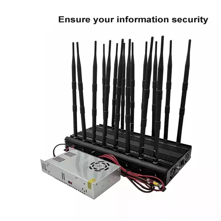 16 Antennas 2g 3G 4G 5g Cell Phone Signal Jammer Blocker Lojack WiFi GPS Jammer