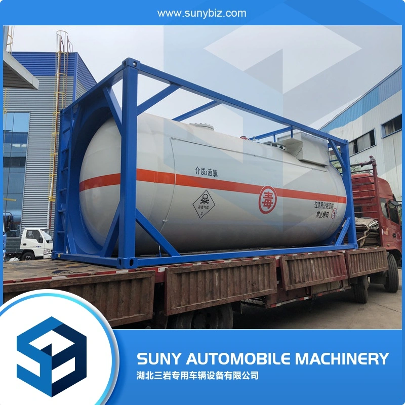 20FT LPG Storage Tank Mobile Filling Fuel Station Container
