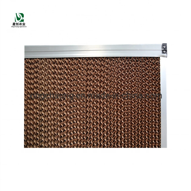 Wood Paper Kraft Paper Wet Curtain Paper Evaporative Cooling Pad for Poultry Farm Greenhouse Cooling System