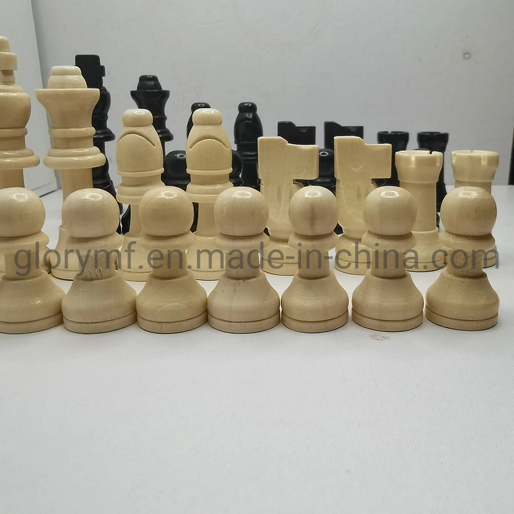 32 Pieces Chess Set Wooden Chess Game Wooden Chess Pieces