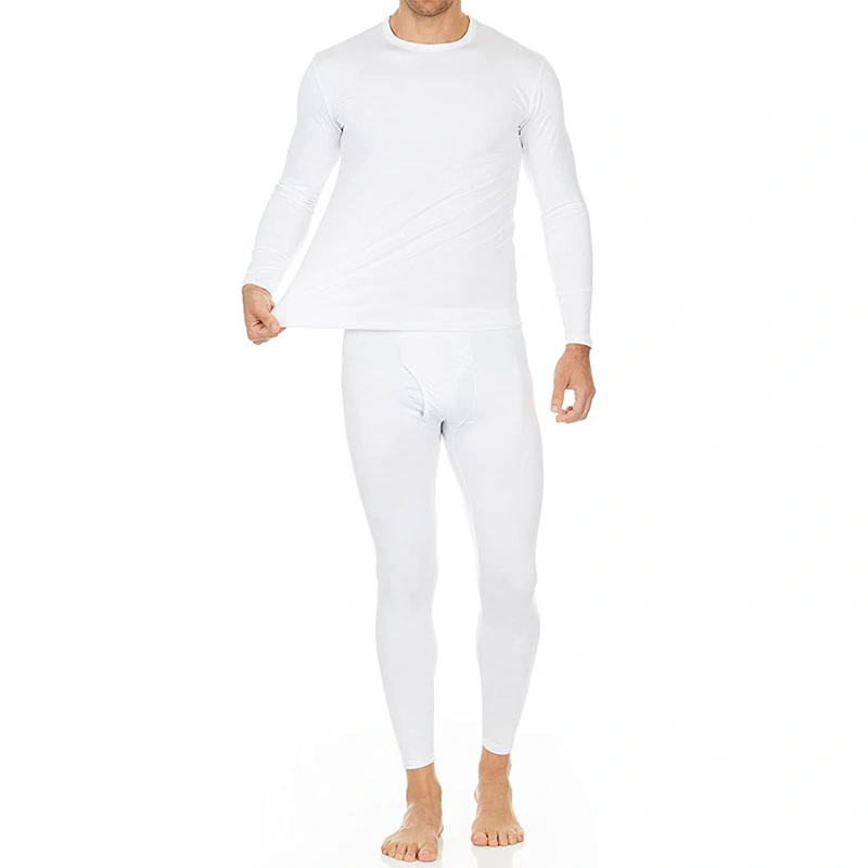 الرجال" S Ultra Soft Thermal UnderWear مجموعة جون طويلة الأكمام مع الياقة المبطنة بالنFleece