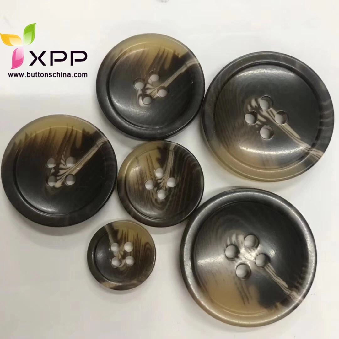 Fashion Design Imitation Horn Button Plastic Button