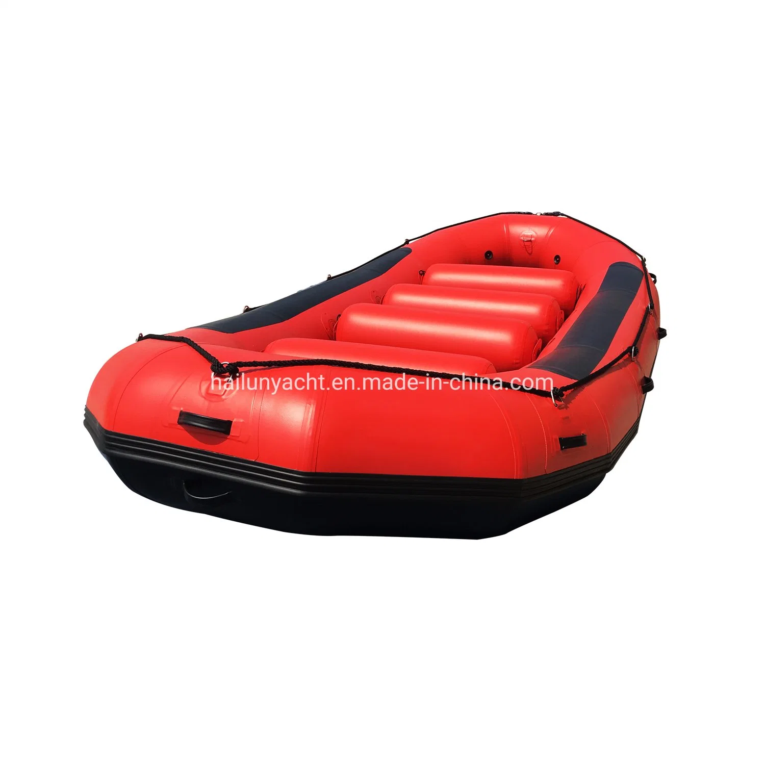 4,8 M Aufblasbares Floß Wasser-Spielboot mit 12 Personen Hypalon/PVC White Water Flot Whitewater River Flofts / Selbstbailing I-Beam Floor Raft Boat