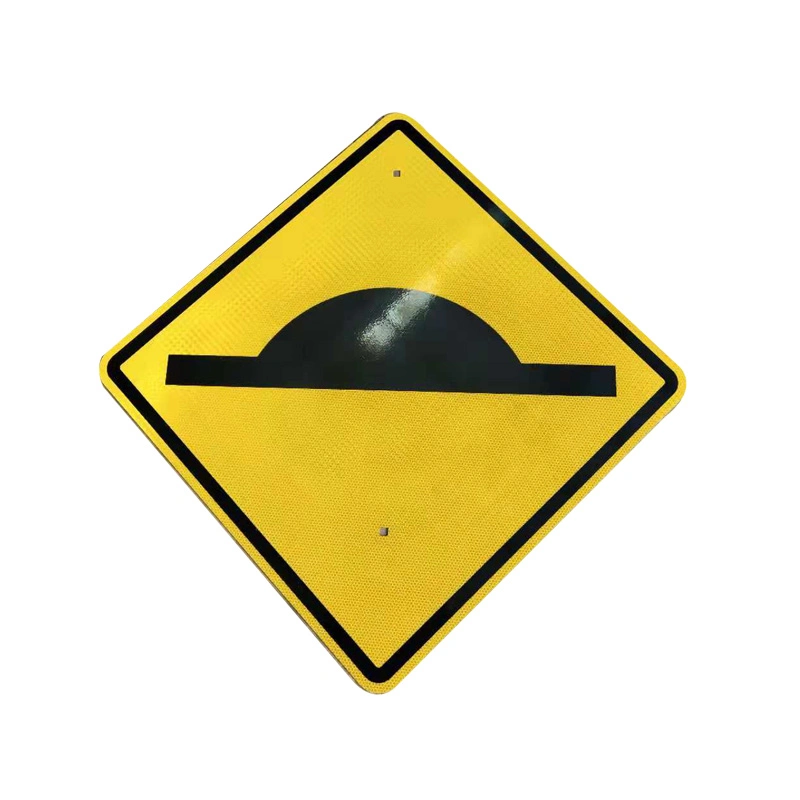 Custom Size Shape Aluminum Traffic Sign for Warning