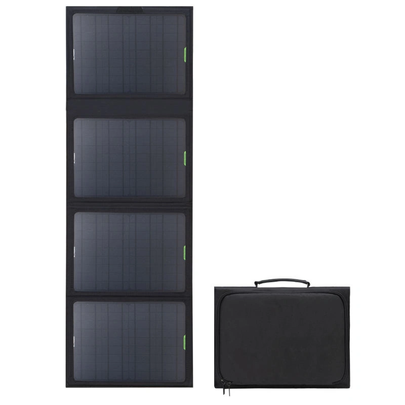 40W Monocrystalline Portable Solar Charger Mobile Charger Solar Panel 18V Battery Charger