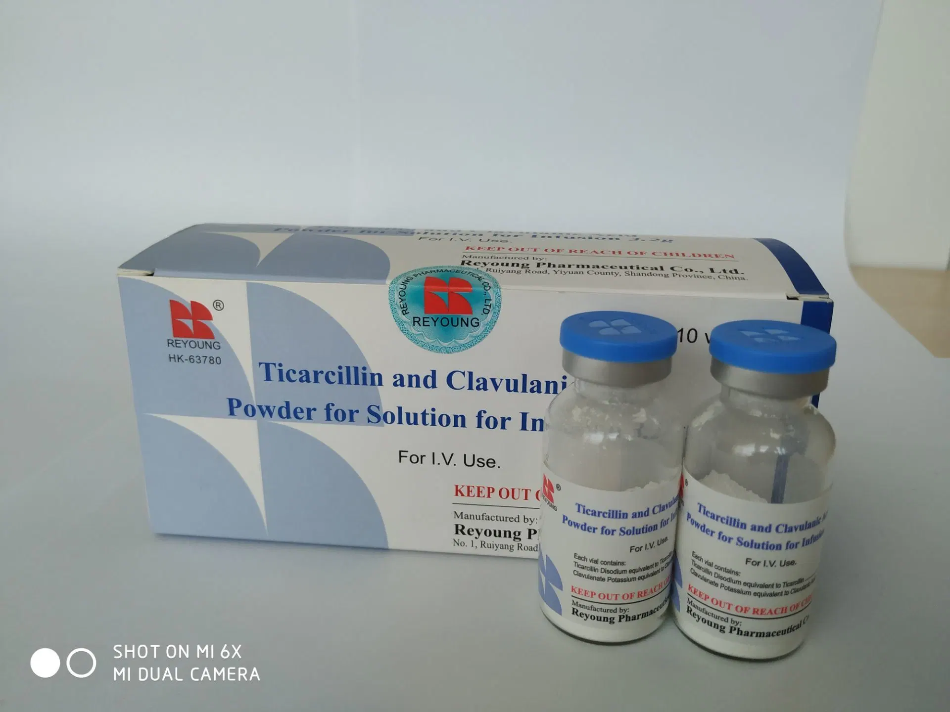 High quality/High cost performance  Amoxicillin Sodium and Clavulanate Potassium for Injection 1.2g