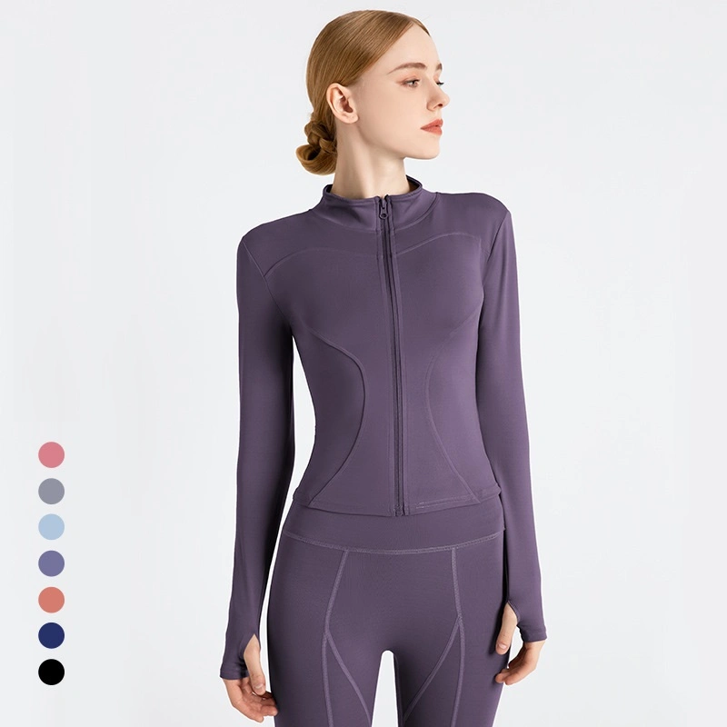 Veste de sport de yoga à manches longues et séchage rapide Hiworld Wear Usure