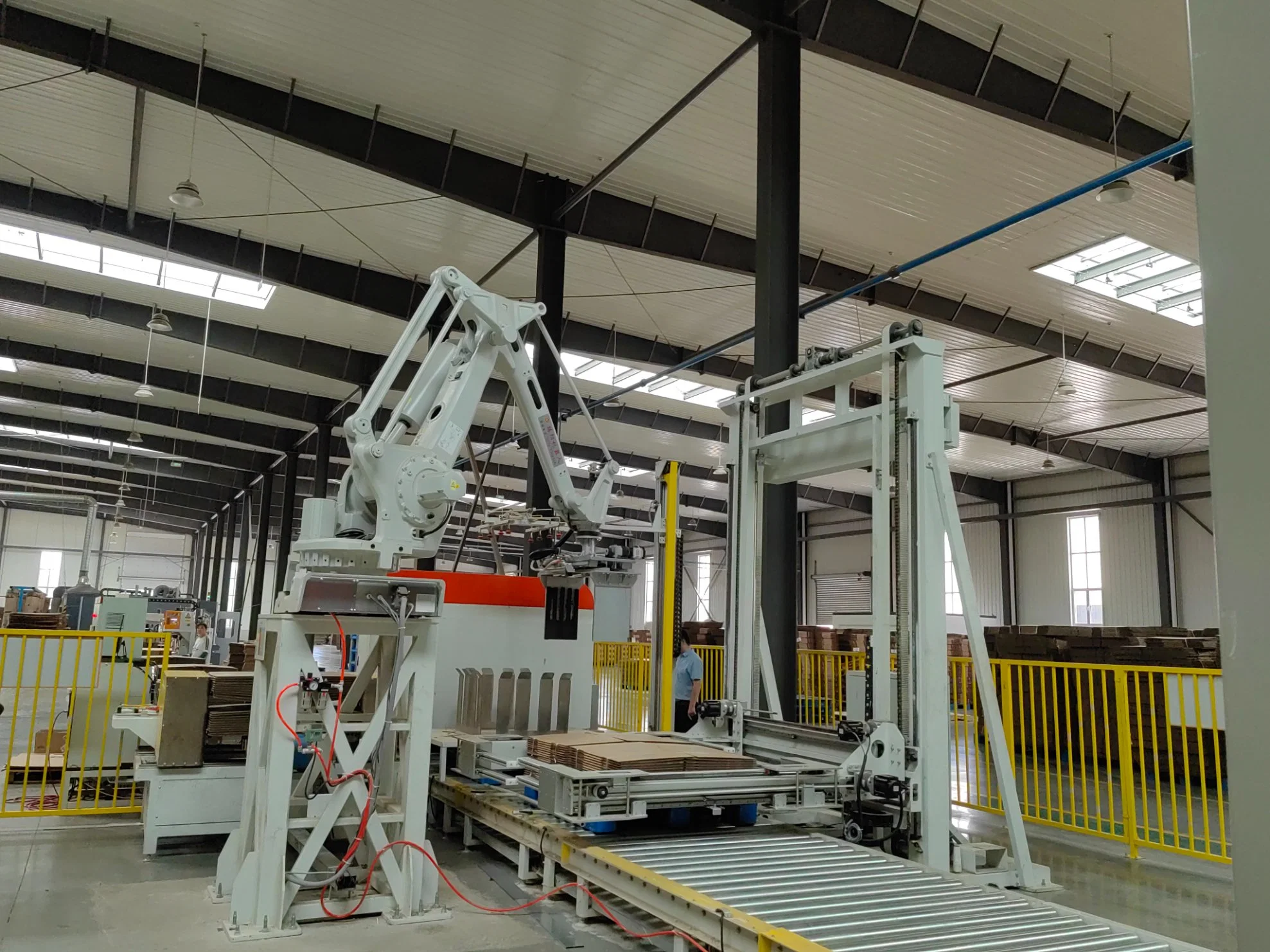 Equipo de manipulación automática de cajas de códigos del robot del brazo del robot del gantry industrial Caliente Nuevo Precio Servicio de Alta calidad