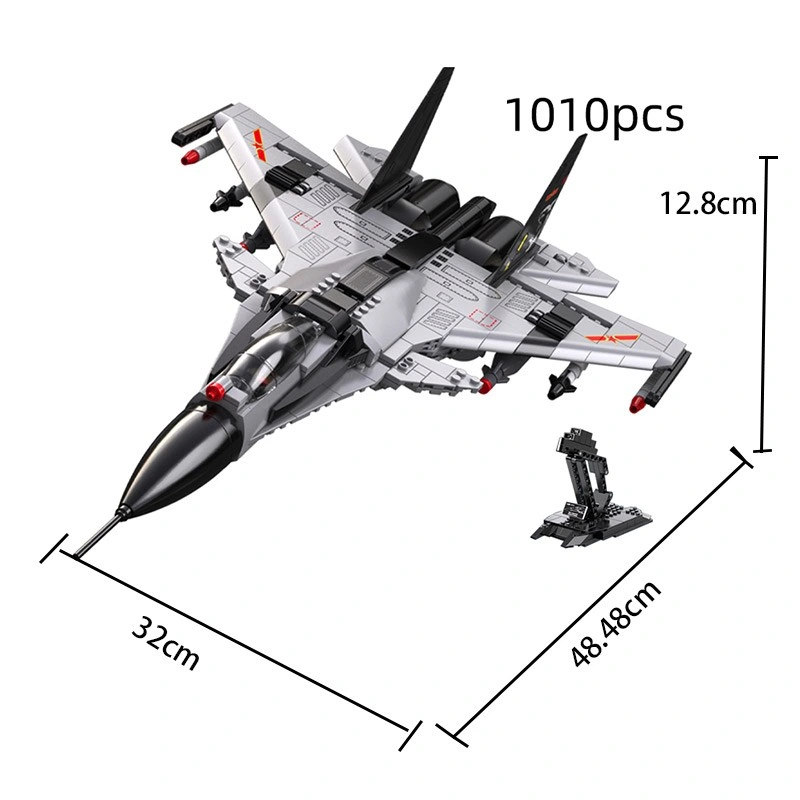 Children Kid Intelligence Assembled Simulation Radio Remote Control Electric R/C Plane Aircraft Airplane Building Block Brick Construction Puzzle Set Model Toys