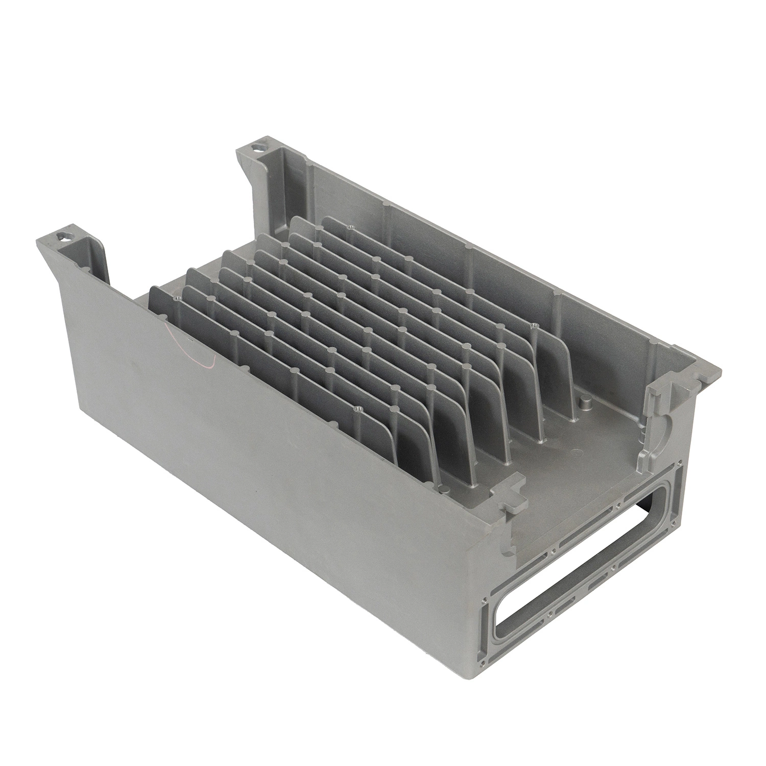 Factory Direct Sales of Aluminum Alloy Die-Casting Variable Frequency Radiator Fin Processing Custom Mold