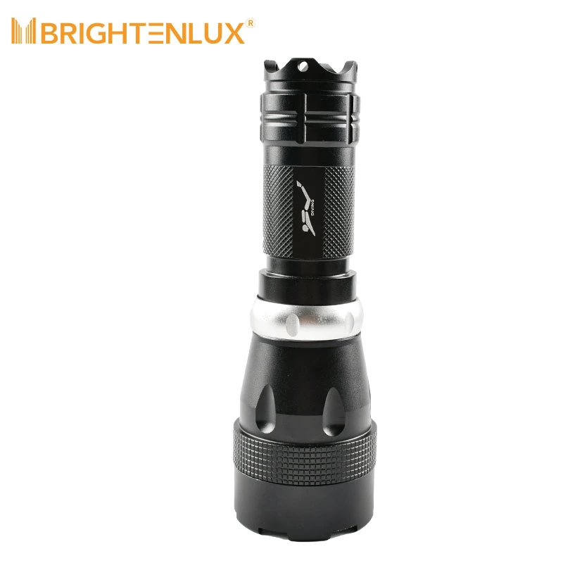 Brighttenlux 6000 لومن قابل لإعادة الشحن Ipx6 غوص 5 أوضاع T6 LED ضوء وامض