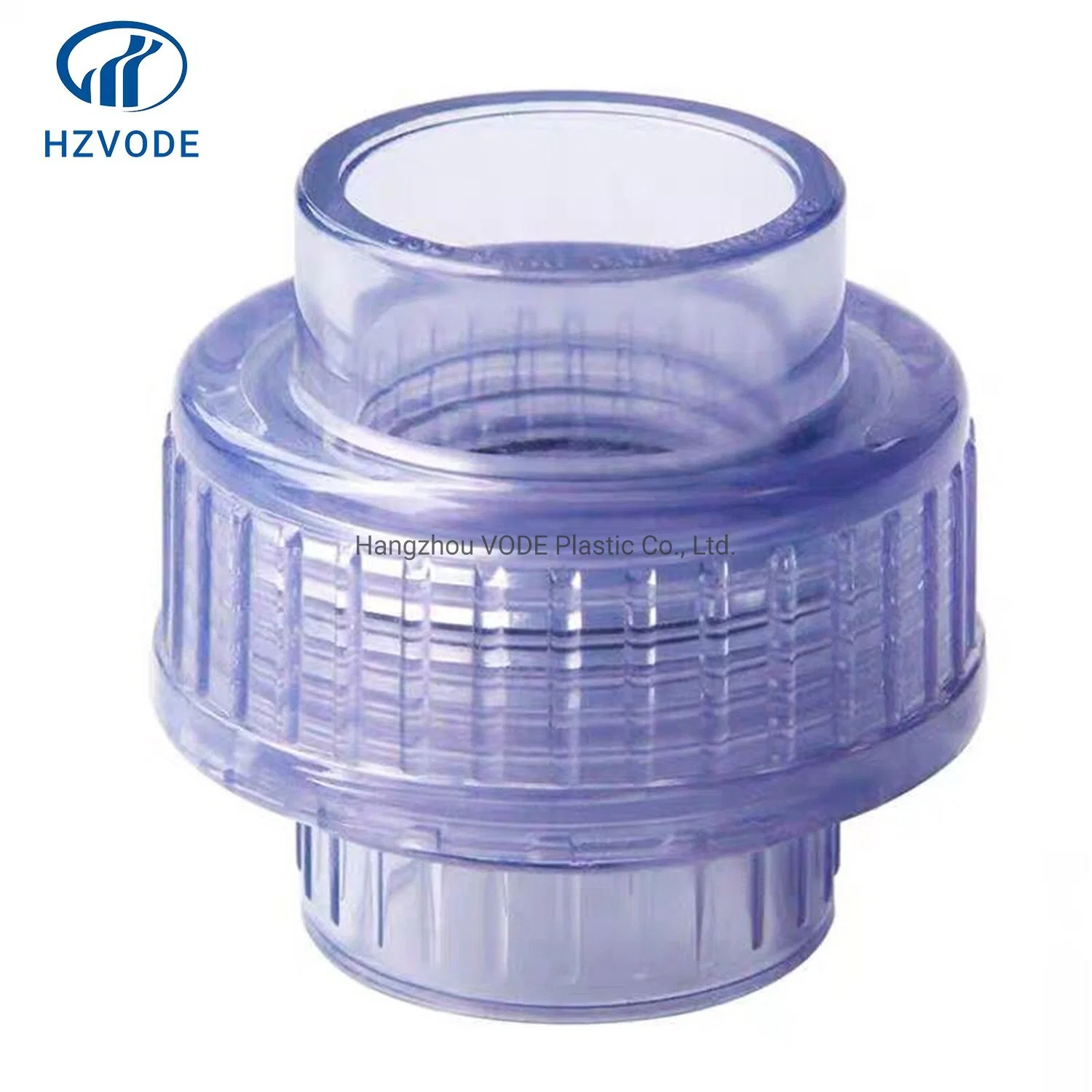 UPVC Plastic Clear Coupling for Water Treatment with High quality/High cost performance  by Hzvode