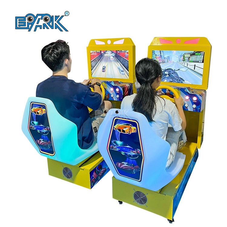 19-Inch Screen Racing Car Game Machine with King Kong Chariots appearance for Kids