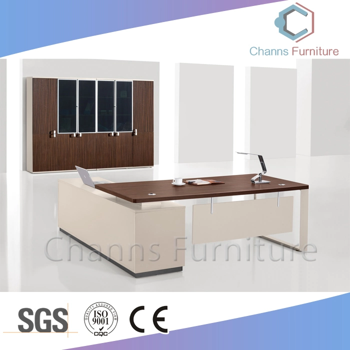 Foshan Furniture Office Table Melamine Computer L Shape Desk (CAS-MD1815)