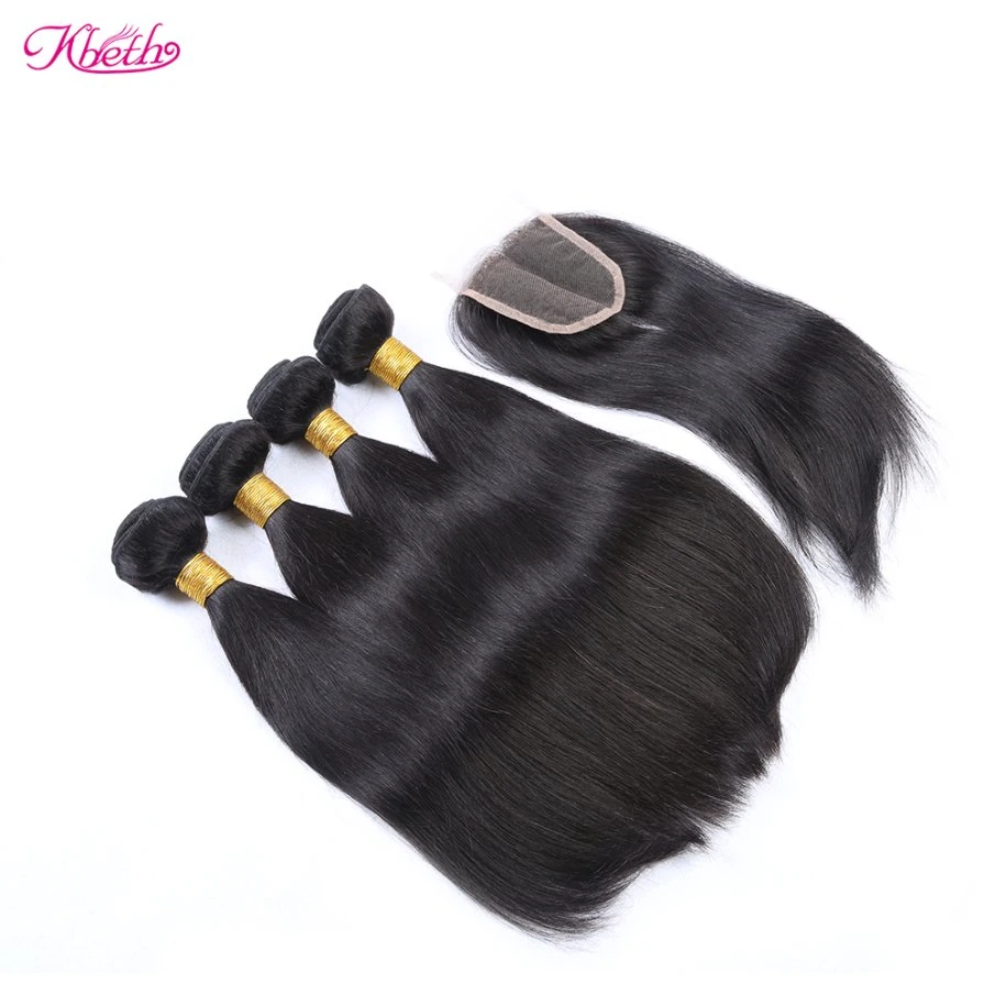 Kbeth Human Hair Weave for Girls Gift 2021 Summer Luxery Weft 100% Human Remy Good Quality Brazilian Customized Long Straight Weave Bundle Wholesale/Supplier Price