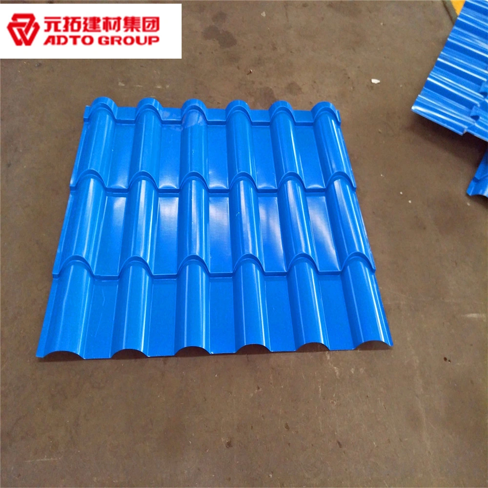 Adto Building Material Dx51d Z30~Z275 Zinc Coated Gi ASTM Metal Roof Sheet Corrugated Galvanized Steel Roofing Sheet in Africa