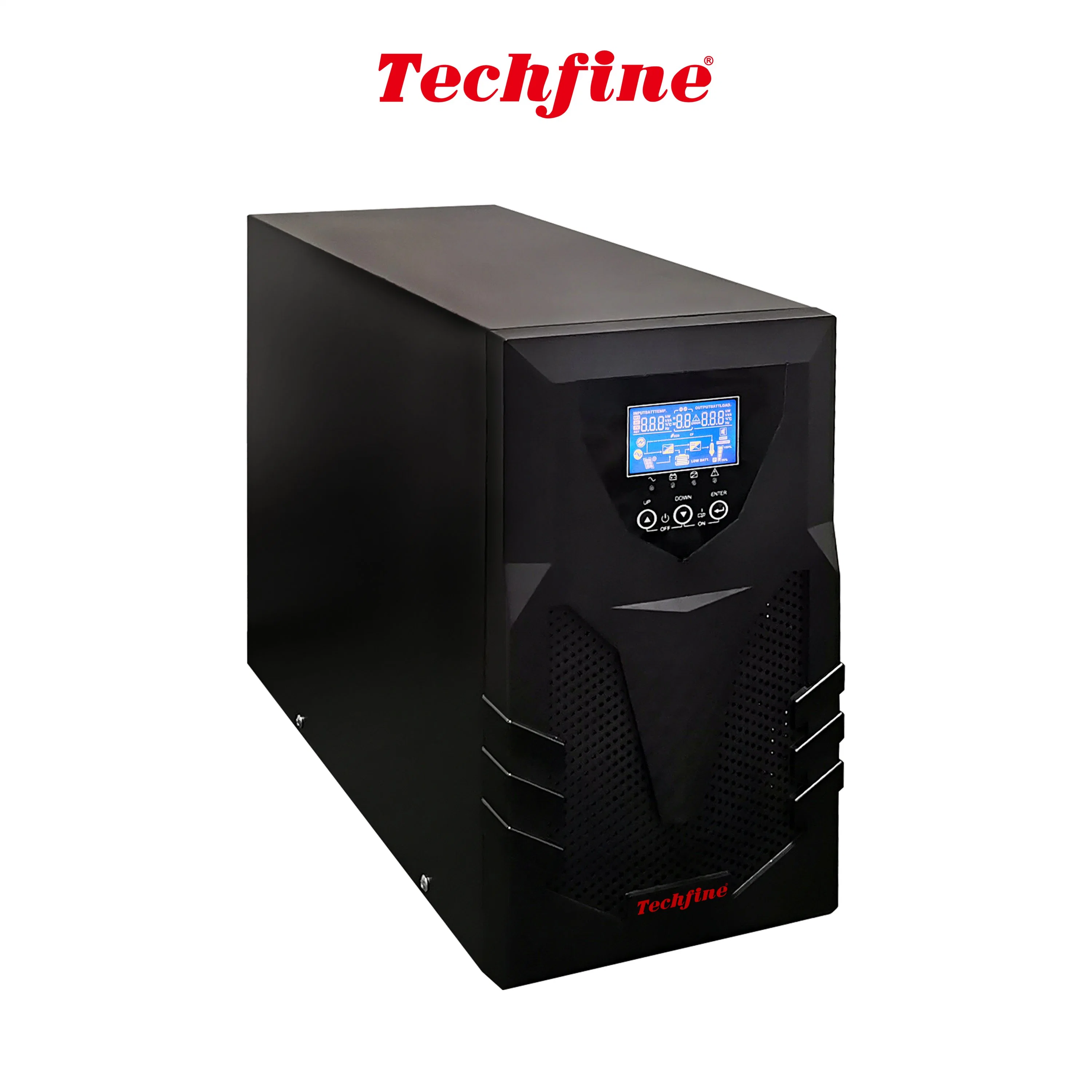 Techfine Novo Tipo UPS on-line de alta freqüência de backup de bateria 6kVA de alimentação ininterrupta UPS