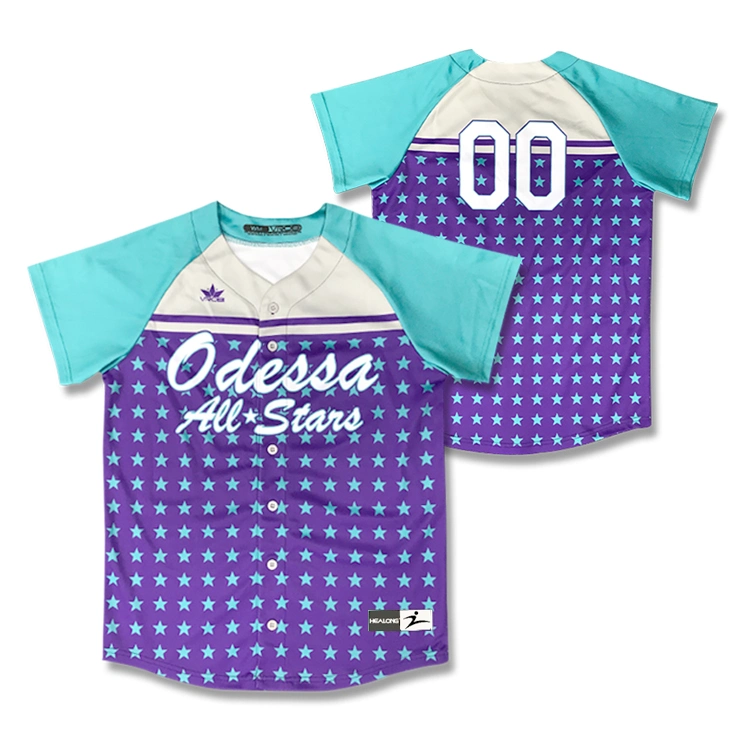 Wholesale/Supplier Custom Baseball Jersey Sublimated Design Printing Embroidery Baseball Shirt