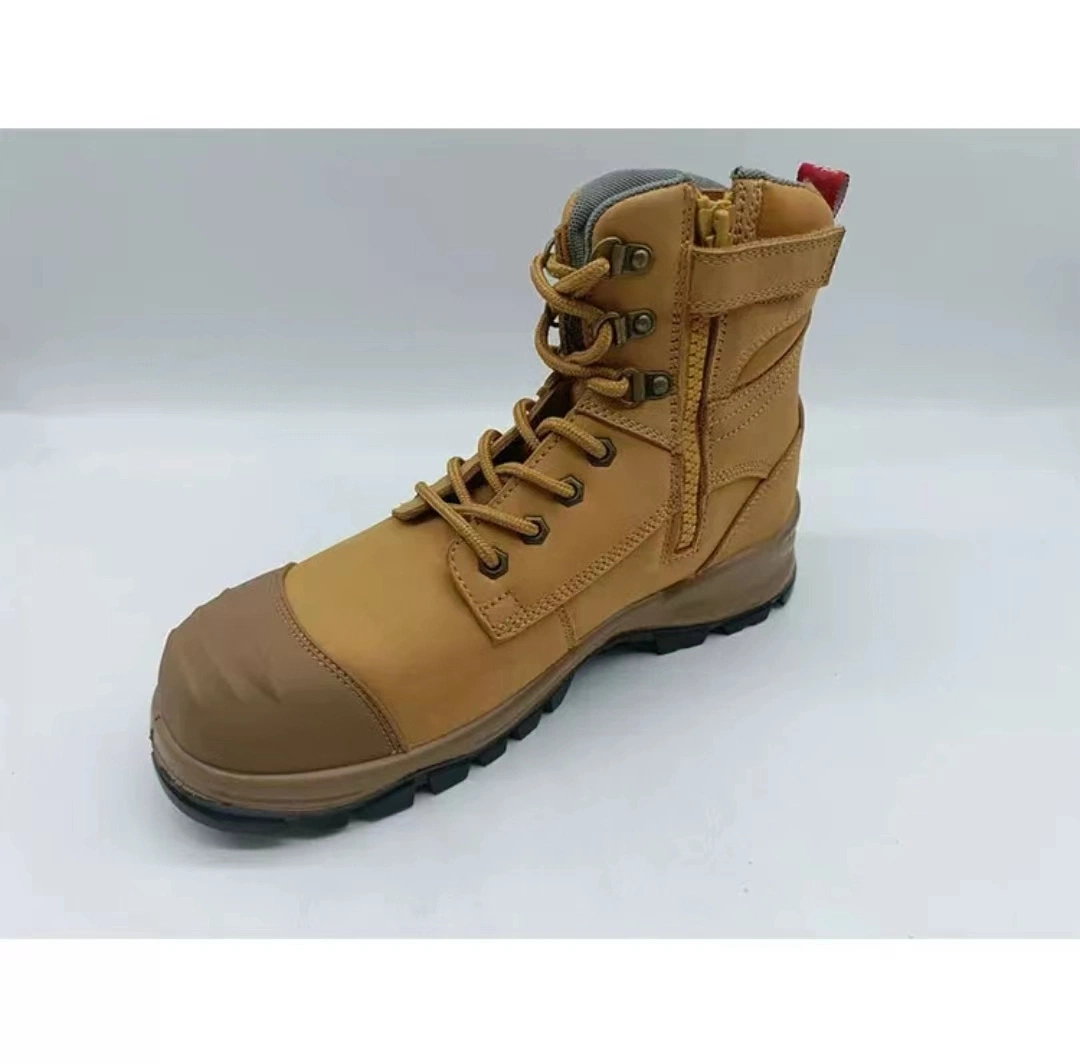 Bouchon de frottement durables d'armure Steel Toe Chaussures de sécurité Bottes pour Protection des pieds