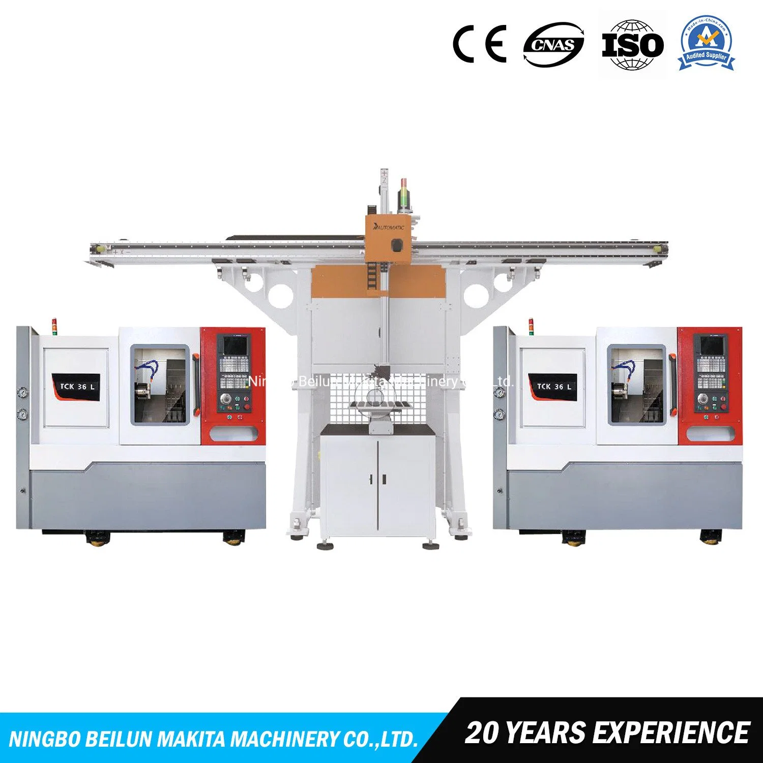 Inclined Guid Way CNC Turning Center Lathe Manipulator for Metal Cutting