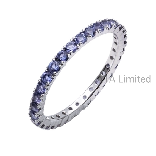 Colorful CZ Setting Avaliable 925 Sterling Silver Ring Simple Design for Women Rhodium Plated Prong Set High Standard Fashion Jewelry