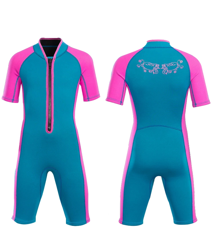 Wholesale/Supplier Girls Neoprene Kids Warm Wet Suit for Swimming Surfing