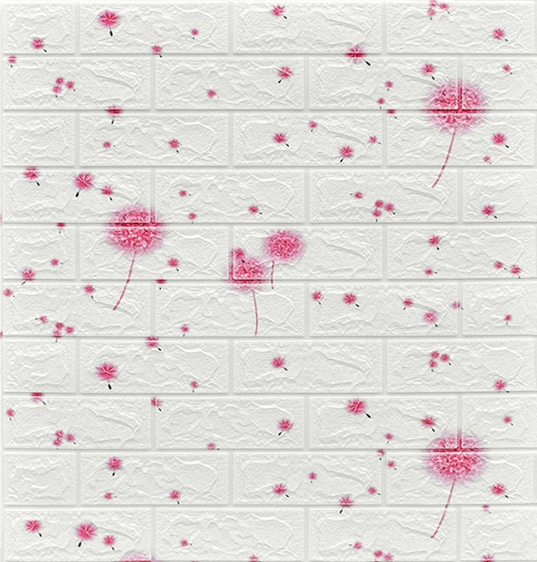 Le fournisseur pour les enfants de la chambre Les tuiles décoratives Décoration Décoration d'accueil de l'autocollant mur de brique de mousse 3D'autocollant