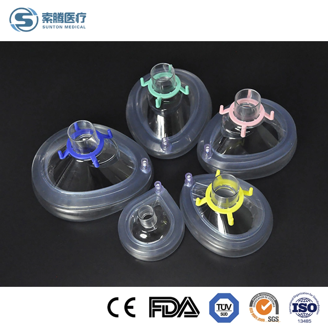 Sunton OEM Customized Other Medical Consumables Length Can Be Customized Non Rebreather Medical PVC China Anesthesia Mask Factory