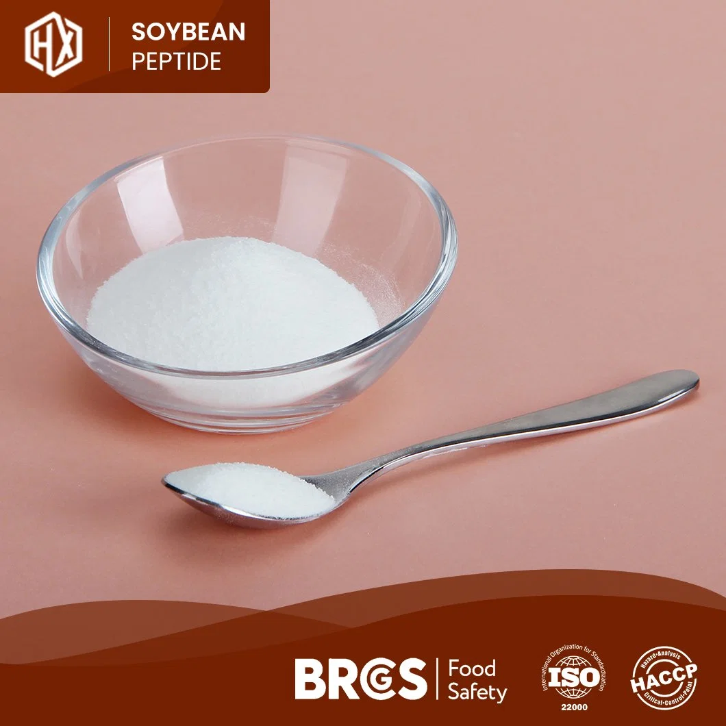 Haoxiang High Purity Water Soluble Small Molecule Soy Peptide OEM Custom Food Grade Bulk High Purity High Protein EU Organic Isolated Soy Sprout Peptide Powder